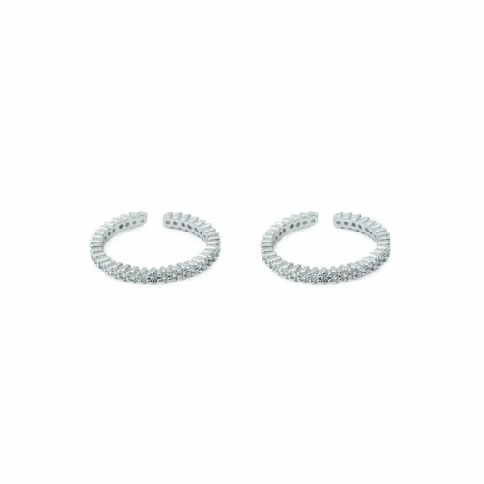 Lunaria Bloom Adjustable Toe Ring-925 Silver