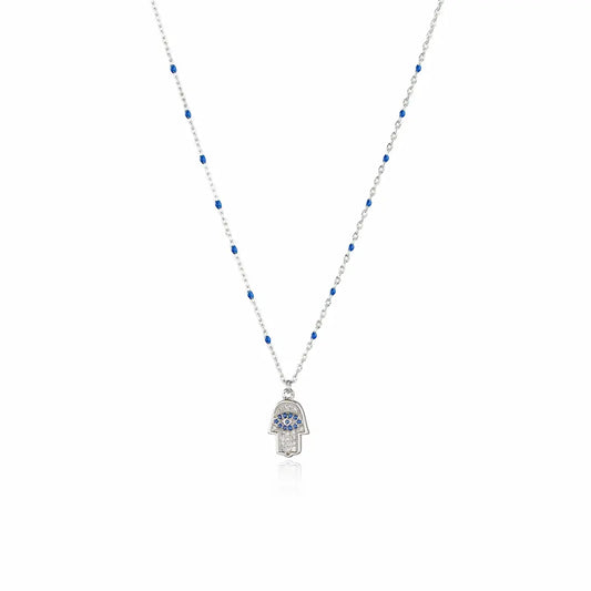Eterna Charm 925 Silver Adjustable Necklace