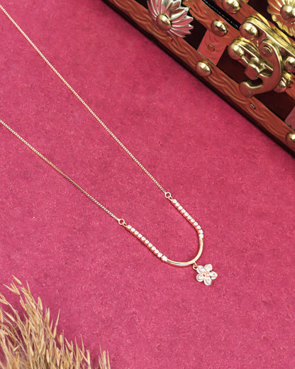 Blossom Gleam Necklace - 925 Silver