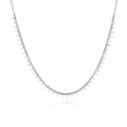 Eterna Charm Link 925 Silver Adjustable Charm Chain Necklace