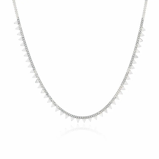 Eterna Charm Link 925 Silver Adjustable Charm Chain Necklace