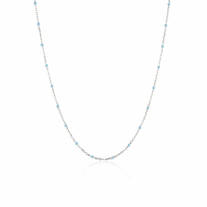 LunaDrop 925 Silver Adjustable Charm Chain Necklace