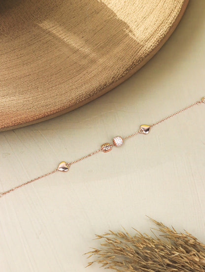 Eterna Heart Bracelet - 925 Silver