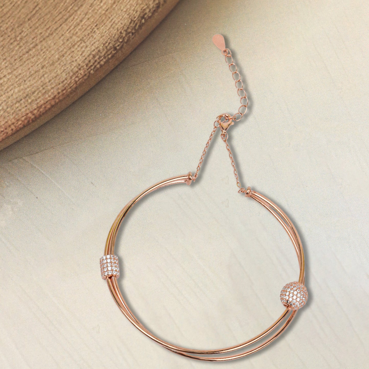Rosé Orbit Kada - 925 Silver