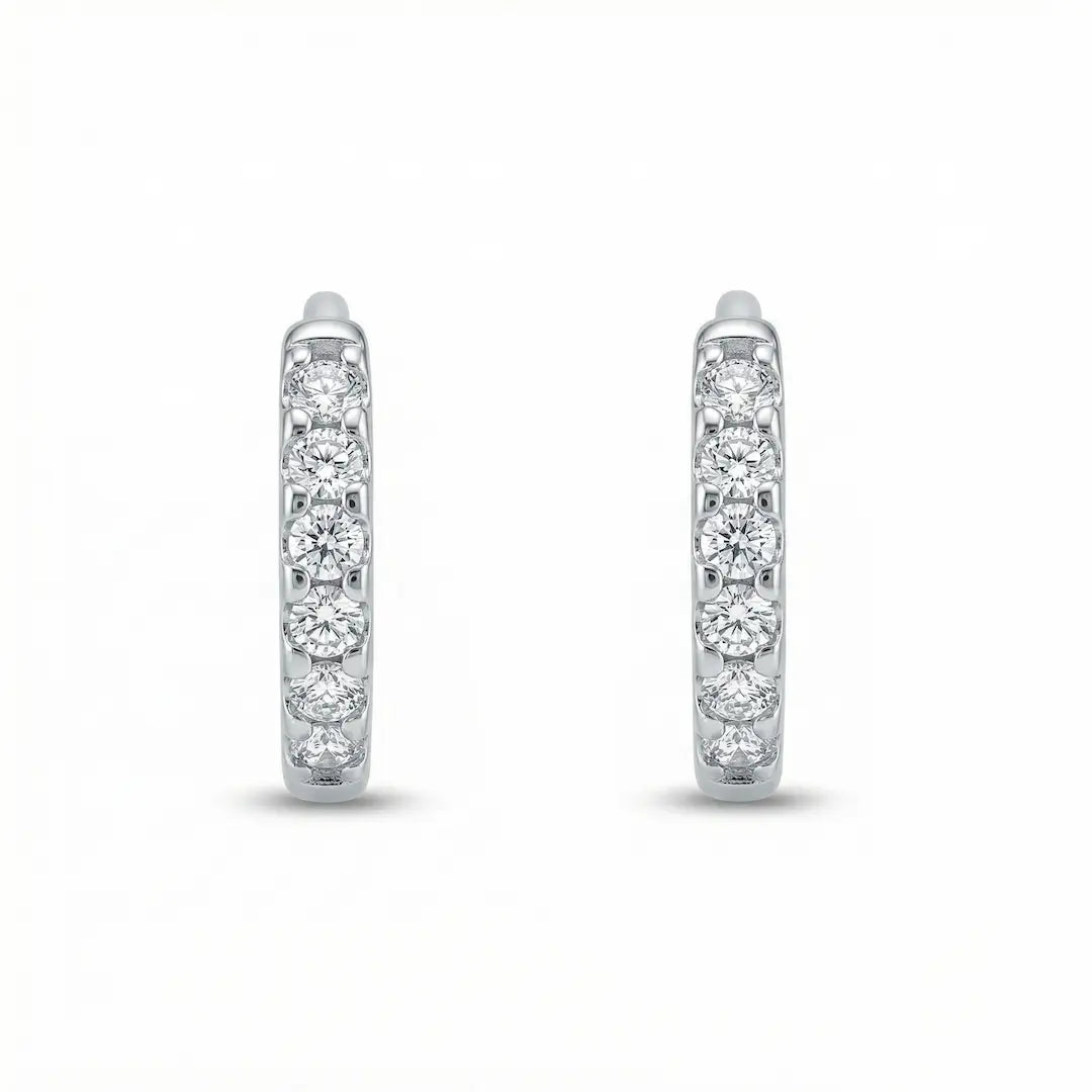 The Luma Mini Spark Hoops Earrings  - 925 Silver