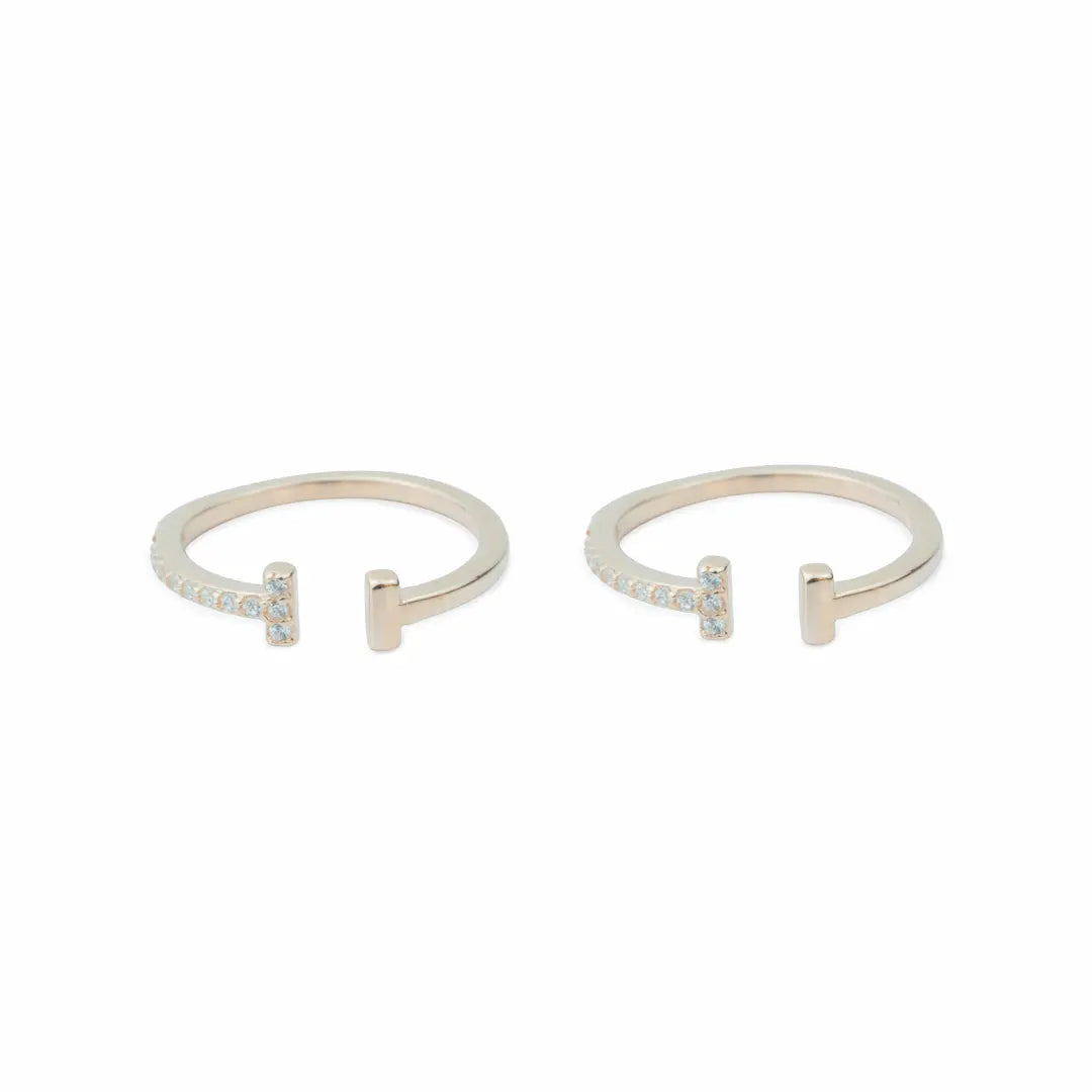 Eterna Spark 925 Silver Adjustable Toe Ring
