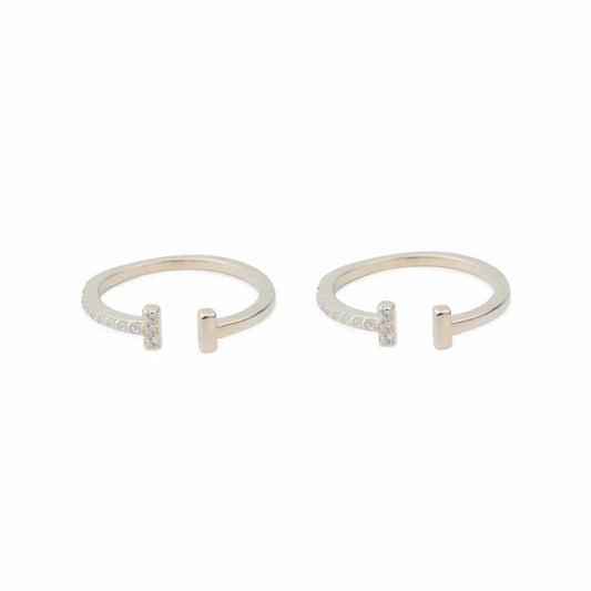 Eterna Spark 925 Silver Adjustable Toe Ring