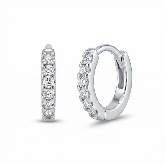 The Luma Mini Spark Hoops Earrings  - 925 Silver