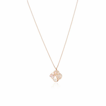 Aurora Bloom 925 Silver Adjustable Charm Chain