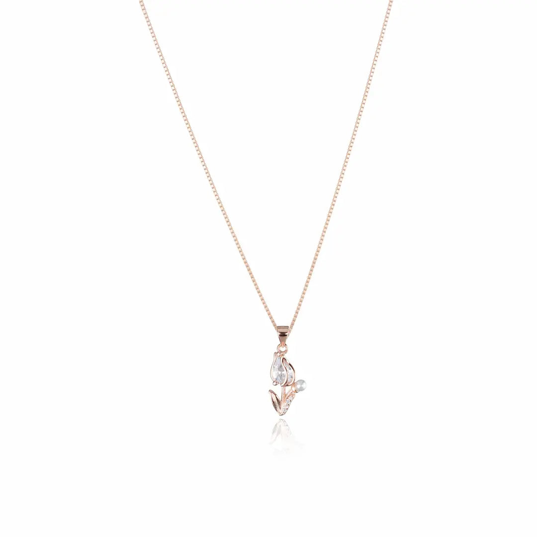 Prism Dots 925 Silver Adjustable Charm Chain Necklace
