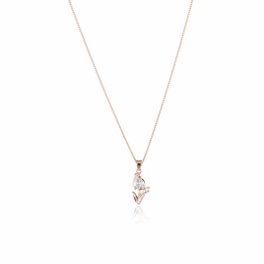 Prism Dots 925 Silver Adjustable Charm Chain Necklace