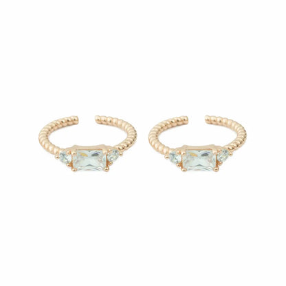 Aurora Charm Adjustable Toe Ring-925 Silver