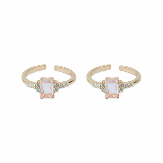 Aura Bloom 925 Silver Adjustable Toe Ring