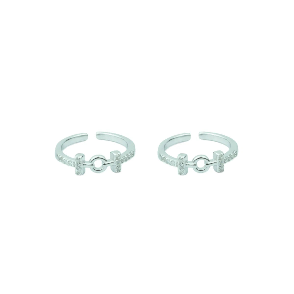 Linka Glow 925 Silver Adjustable Toe Ring