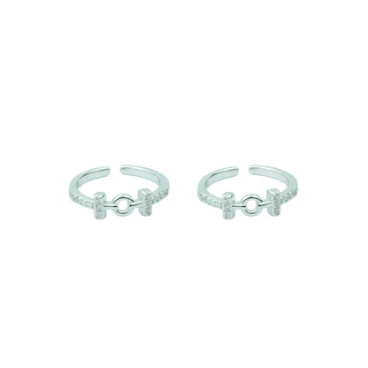 Linka Glow 925 Silver Adjustable Toe Ring