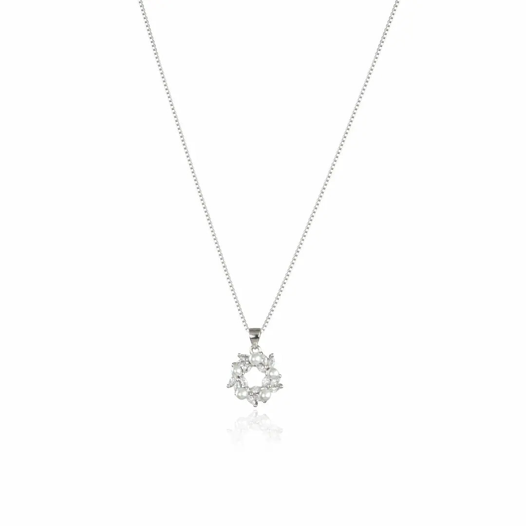 Celestia Bloom 925 Silver Adjustable Necklace