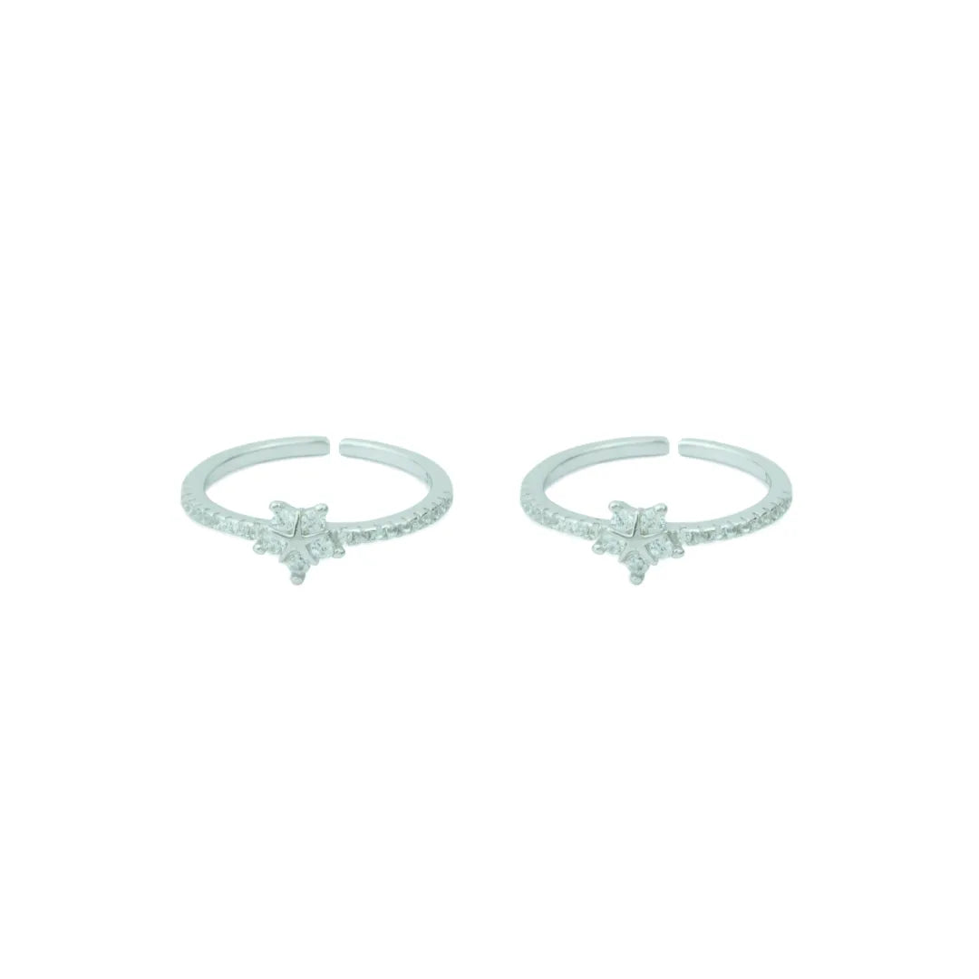 Starlume Adjustable Toe Ring-925 Silver