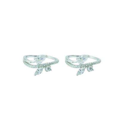 Celestia Bloom 925 Silver Adjustable Toe Ring (Rose Gold Finish)