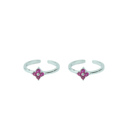 Velora Bloom 925 Silver Adjustable Toe Ring