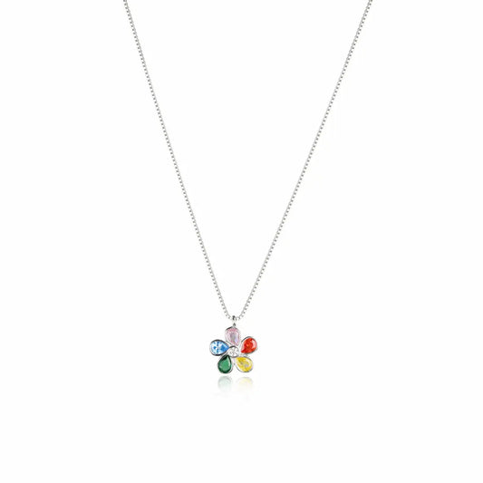 PrismBloom 925 Silver Adjustable Necklace