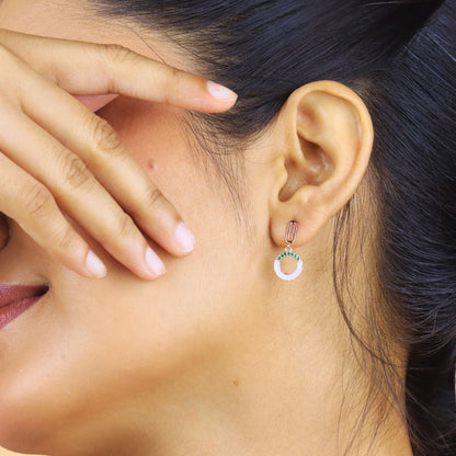 Blossom Whisper Earrings - 925 Silver