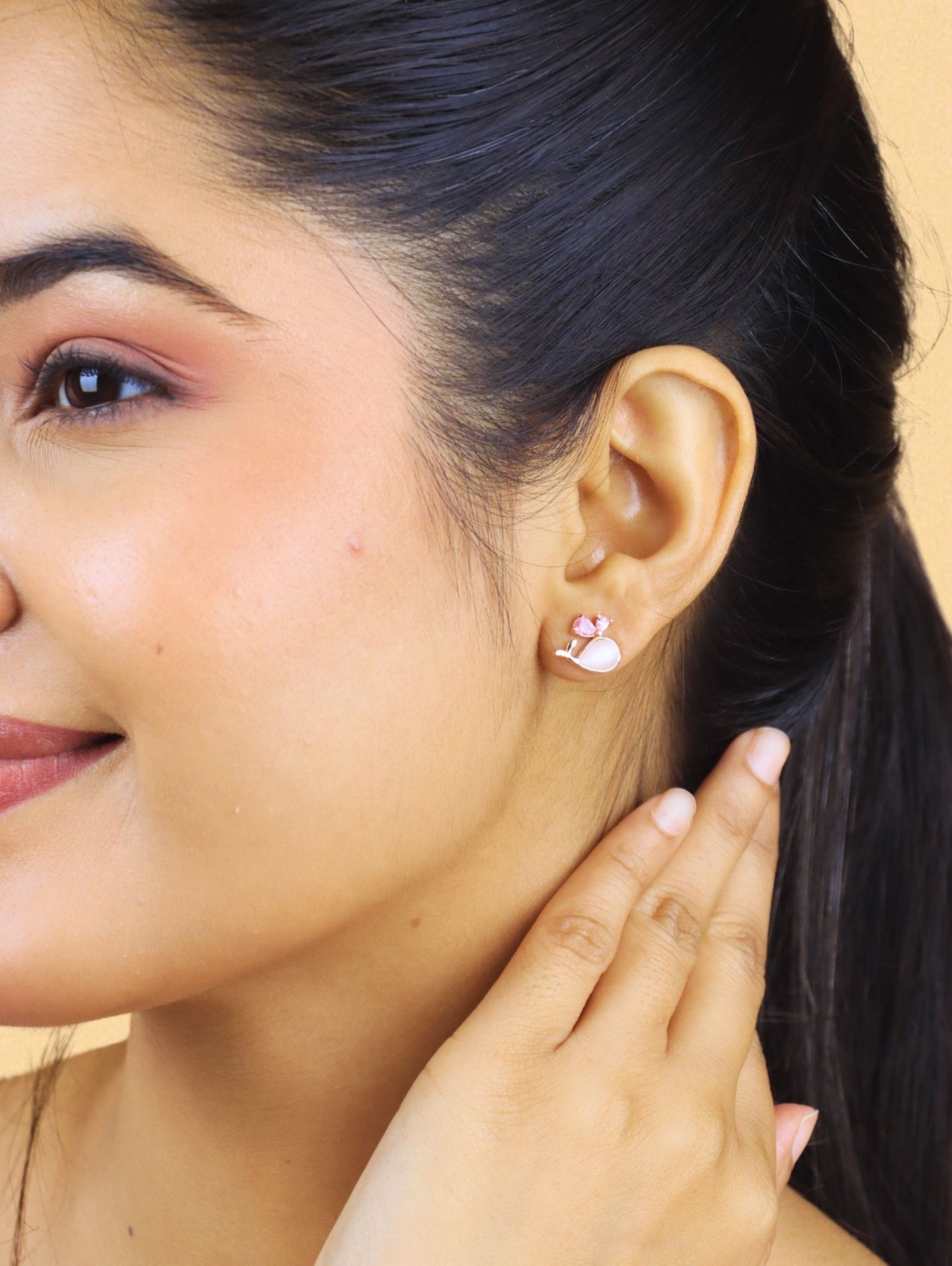 The Petal Whispers Earrings- 925 Silver