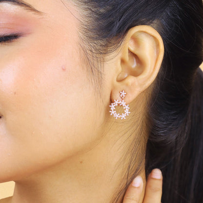 Whimsy Bloom Earrings - 925 Silver