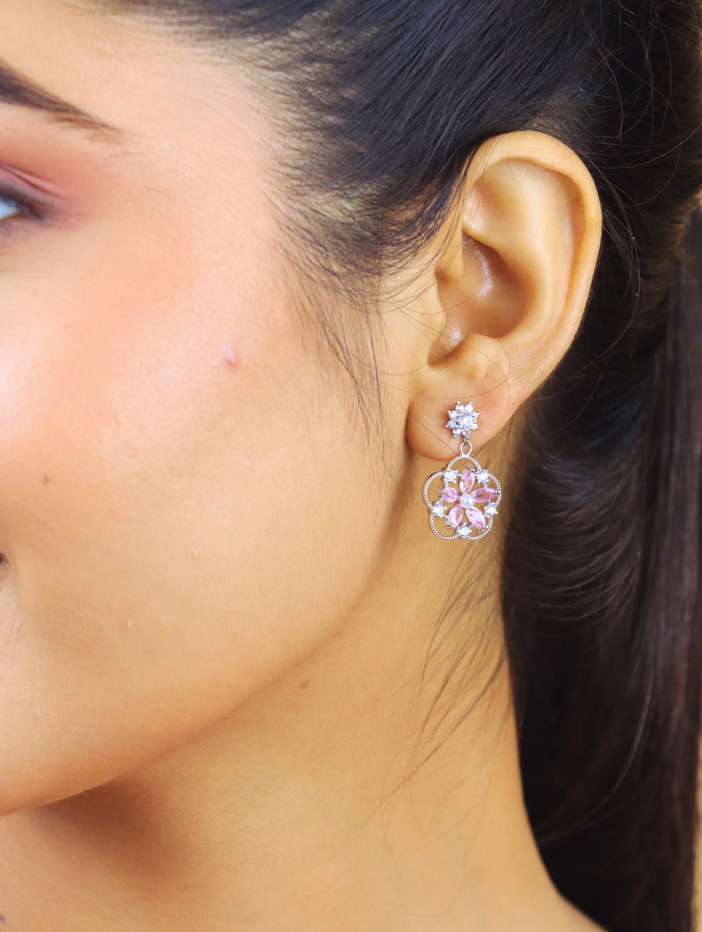 The Celeste Bloom  Earrings - 925 Silver