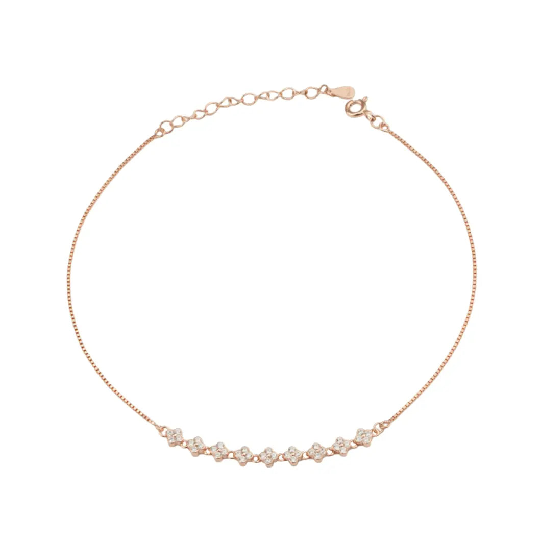 Blossom Line Bracelet - 925 Silver