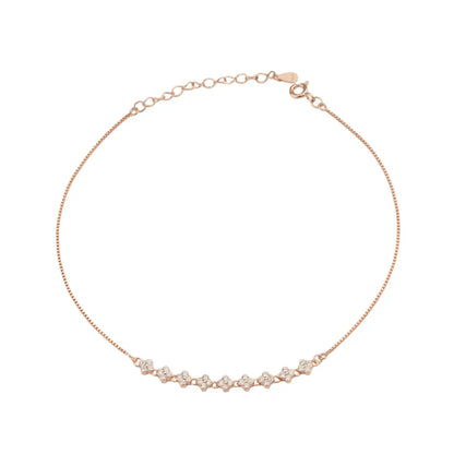 Blossom Line Bracelet - 925 Silver