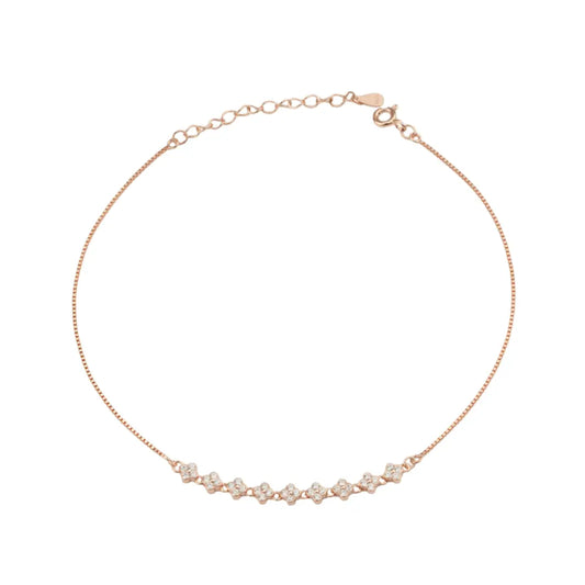 Blossom Line Bracelet - 925 Silver