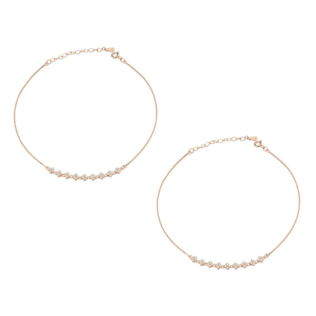 Blossom Line Bracelet - 925 Silver