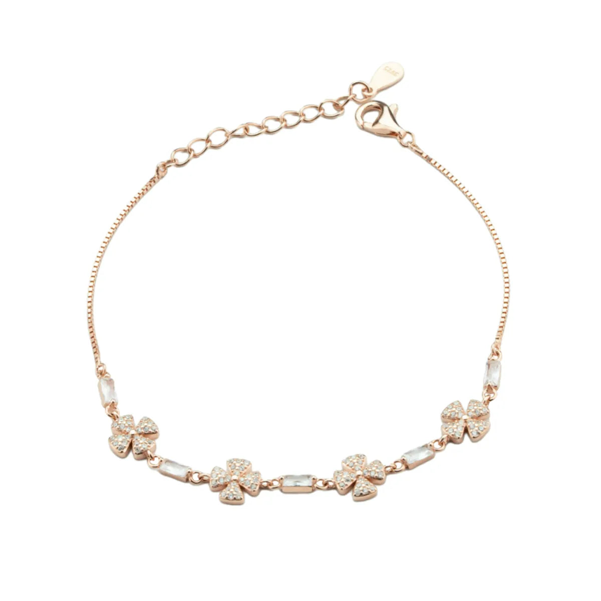 Blossom Charm Bracelet - 925 Silver