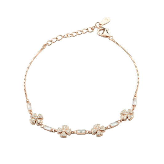 Blossom Charm Bracelet - 925 Silver