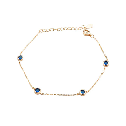 Azure Glow Bracelet - 925 Silver