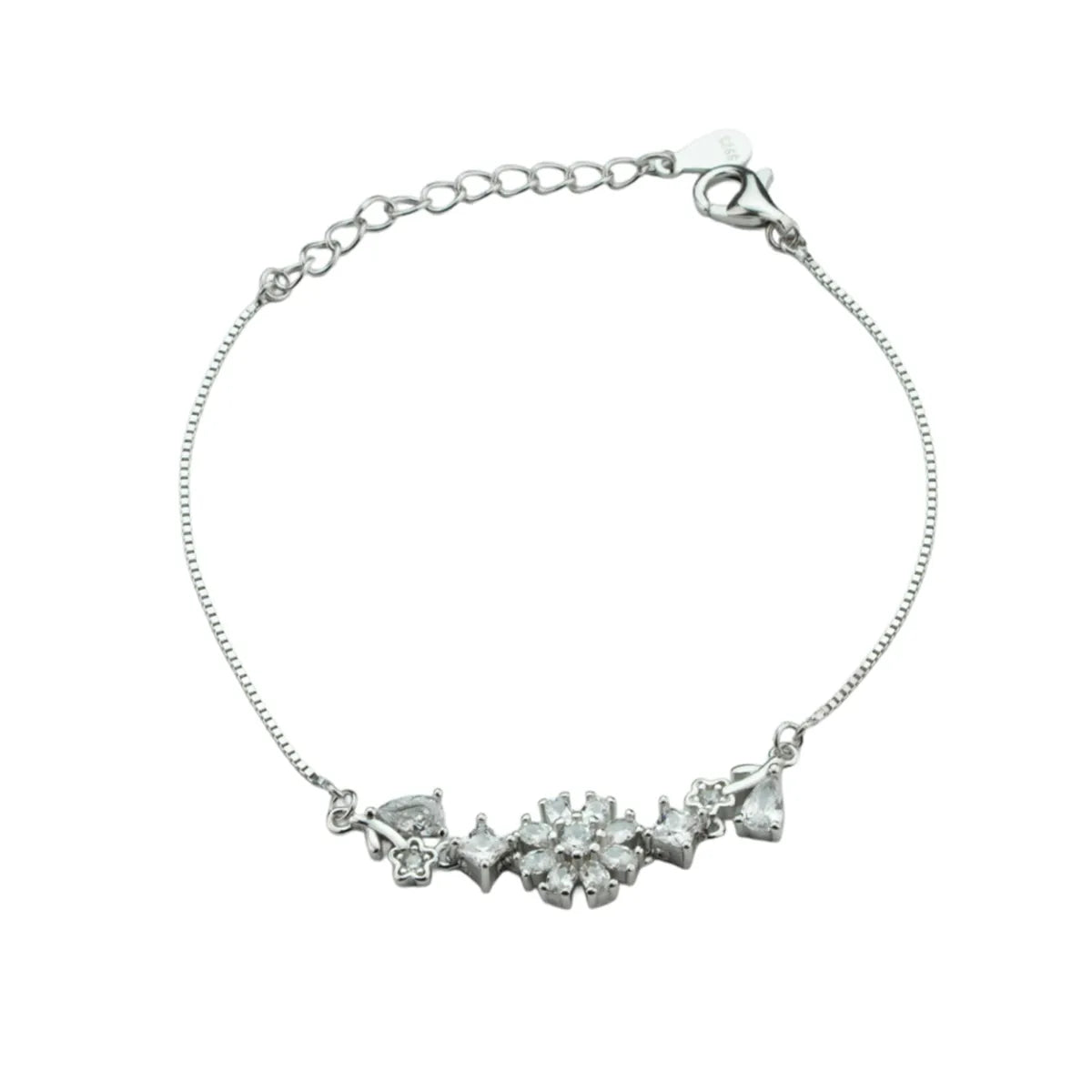 Celestia Bloom Bracelet - 925 Silver