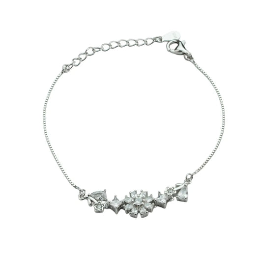 Celestia Bloom Bracelet - 925 Silver