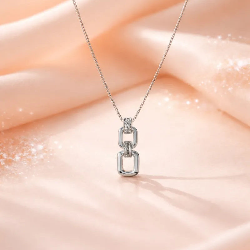 Bloomette Charm Neckalce - 925 Silver