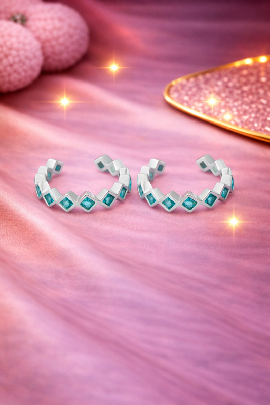 Zig Aura  Adjustable Toe Ring-925 Silver