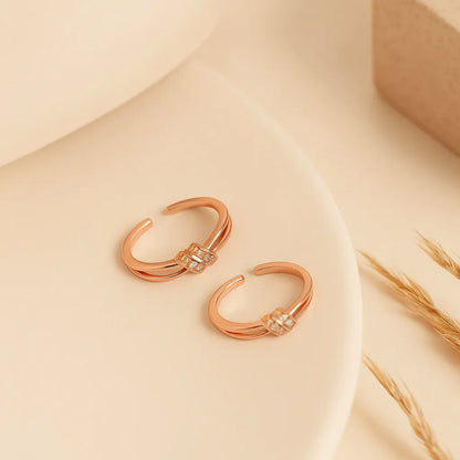 Infinity Grace 925 Silver Adjustable Toe Ring
