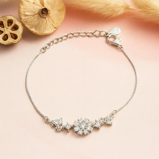Celestia Bloom Bracelet - 925 Silver