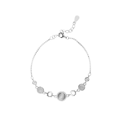 Celestial Halo Bracelet - 925 Silver