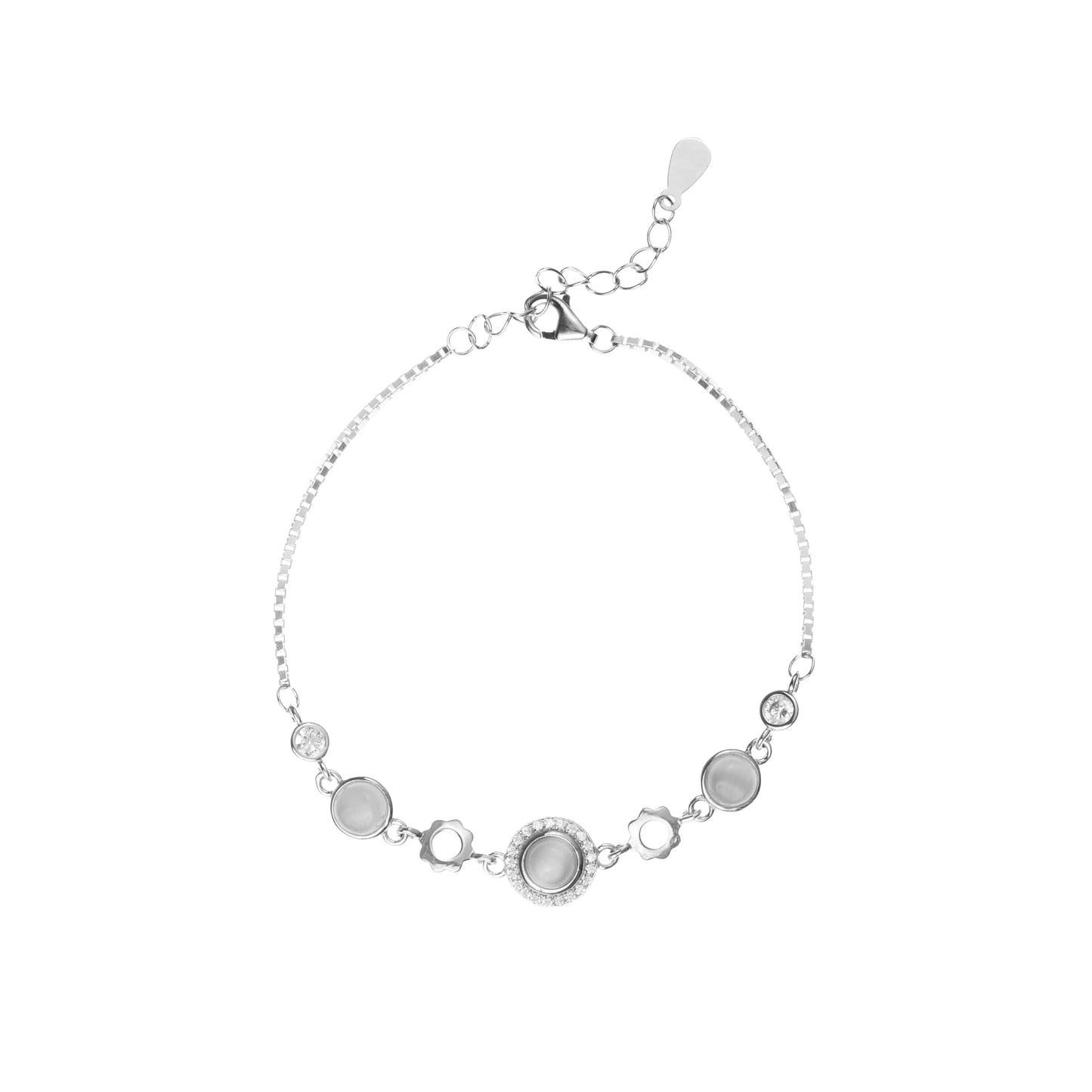 Luna Bloom  Bracelet - 925 Silver
