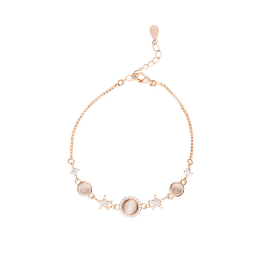 Celestial Glow Bracelet - 925 Silver