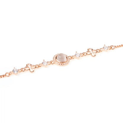Blush Bloom Bracelet - 925 Silver