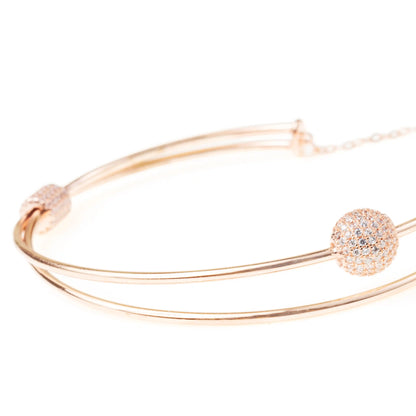 Rosé Orbit Kada - 925 Silver