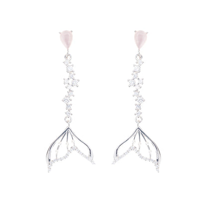 Mermaid Whisper Earrings - 925 Silver