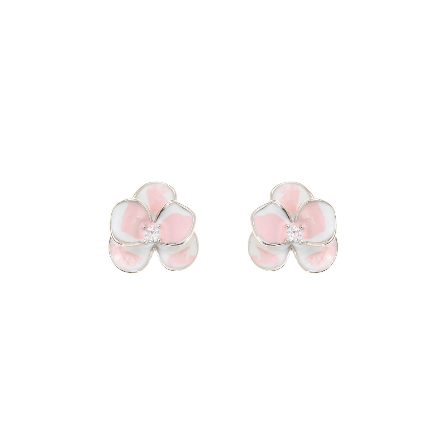 The Petal Swirl Earrings - 925 Silver