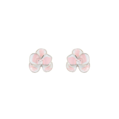 The Petal Swirl Earrings - 925 Silver