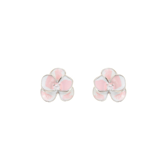 The Petal Swirl Earrings - 925 Silver
